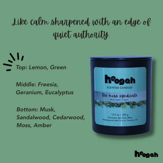 12.5oz - The Moss Syndicate (Scented Candle)
