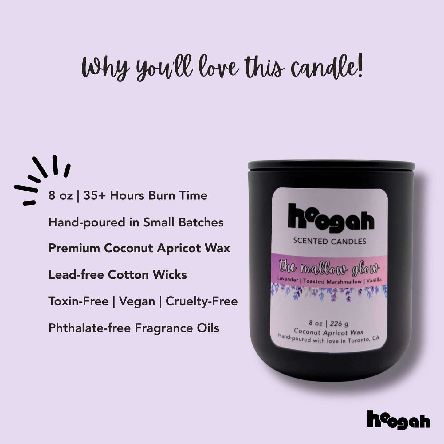 The Mallow Glow 8oz (Scented Candle)